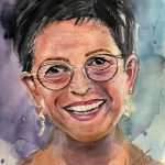 Autoportrait- Aquarelle Autoportrait- Aquarelle